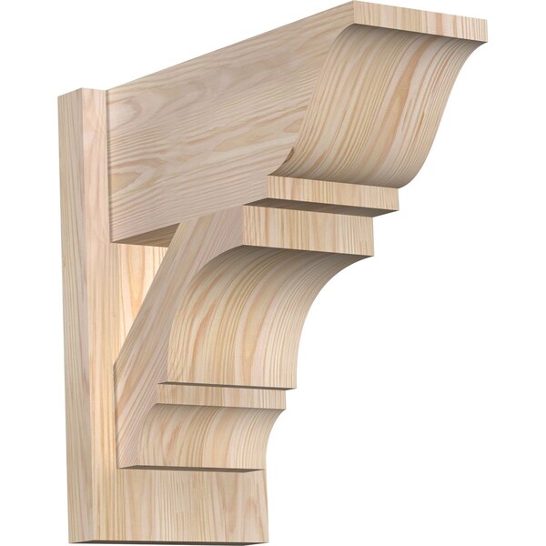Ekena Millwork Balboa Traditional Smooth Outlooker, Douglas Fir, 7 1/2"W x 16"D x 16"H OUT08X16X16BOA01SDF - main